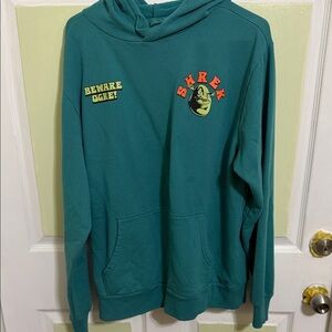 (2034) Shrek Green Hoodie with Graphic Design, Size: Medium